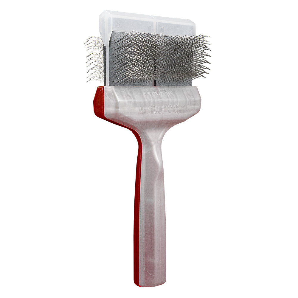 Activet Borstel Undercoater Mat Zapper Rood / Coat Grabber Zilver