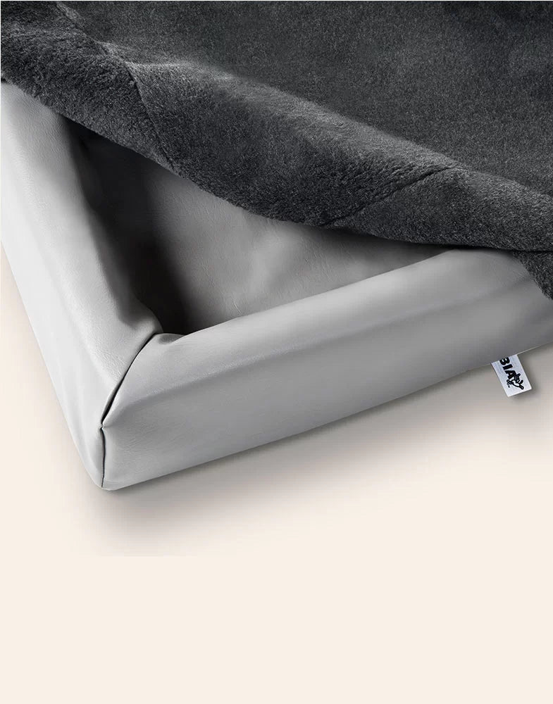 BIA Bed Fleece Hoes voor Hondenmand Grijs