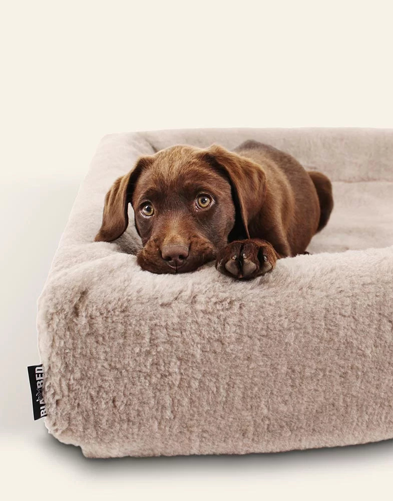 BIA Bed Fleece Hoes voor Hondenmand Taupe