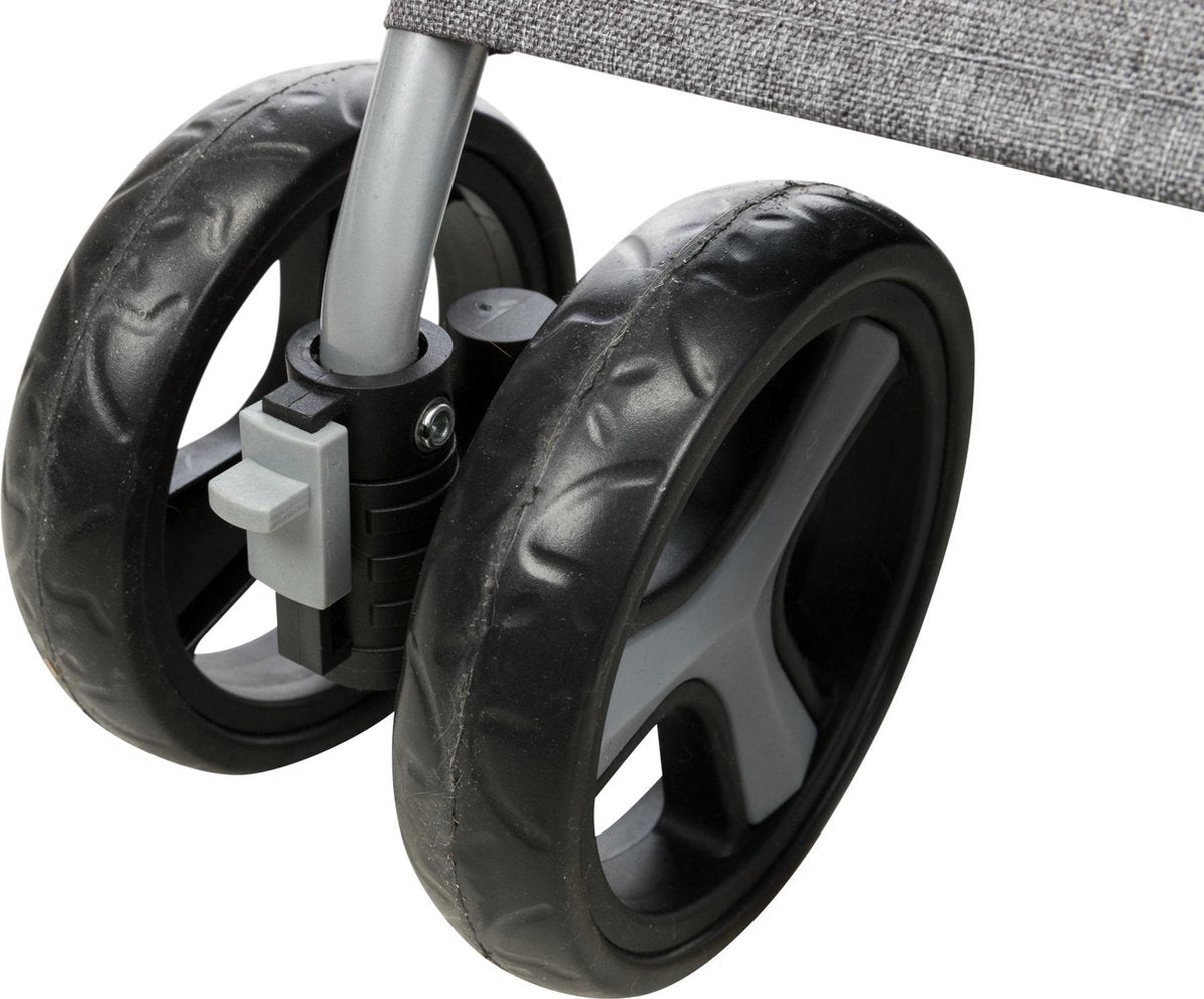 Trixie Hondenbuggy Grijs – 47x80x100 cm (tot 15 kg)