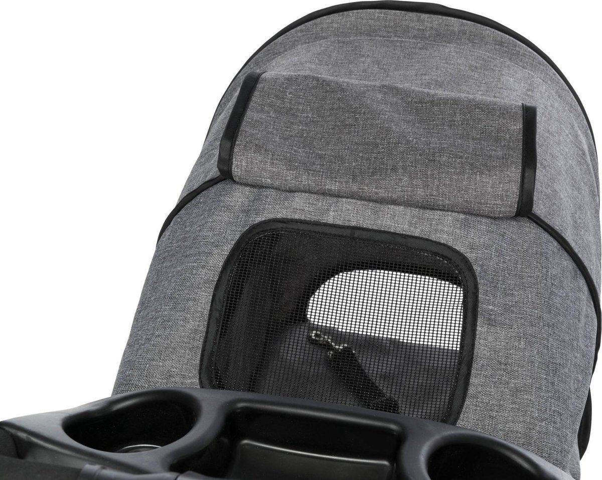 Trixie Hondenbuggy Grijs – 47x80x100 cm (tot 15 kg)