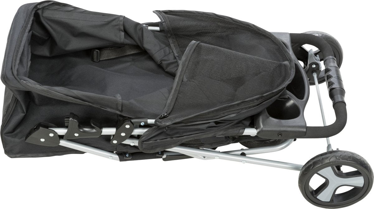 Trixie Hondenbuggy Zwart – 80x47x100 cm (tot 11 kg)