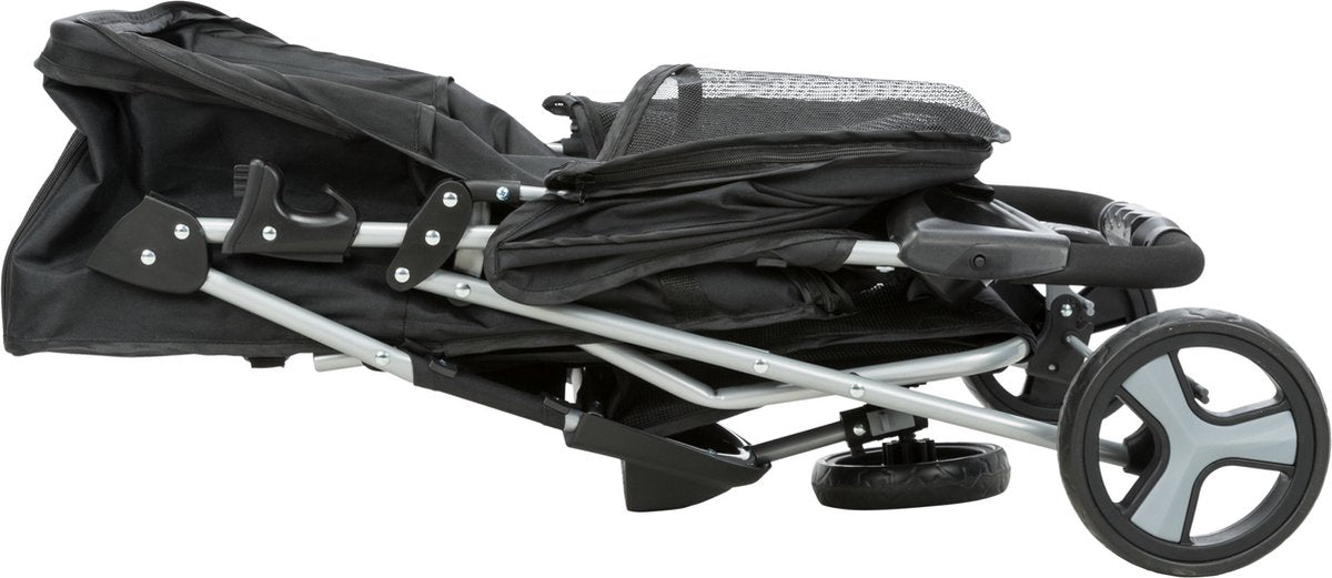 Trixie Hondenbuggy Zwart – 80x47x100 cm (tot 11 kg)