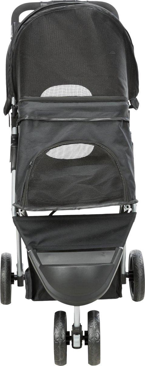 Trixie Hondenbuggy Zwart – 80x47x100 cm (tot 11 kg)