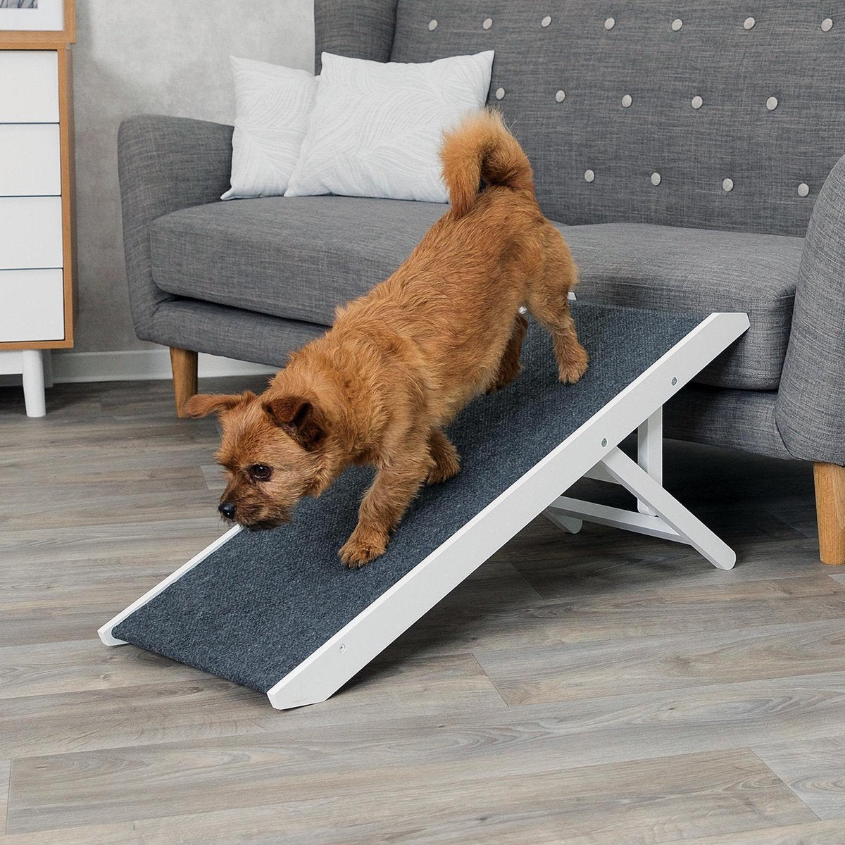 Trixie In Hoogte Verstelbare Loopplank Wit – 36x90 cm