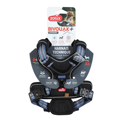Zolux BVK Hondentuig Blauw – Comfortabel & Verstelbaar (XS t/m XL)
