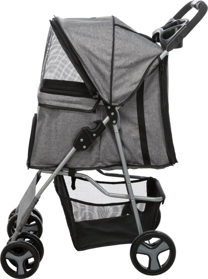Trixie Hondenbuggy Grijs – 47x80x100 cm (tot 15 kg)