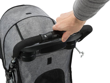 Trixie Hondenbuggy Grijs – 47x80x100 cm (tot 15 kg)