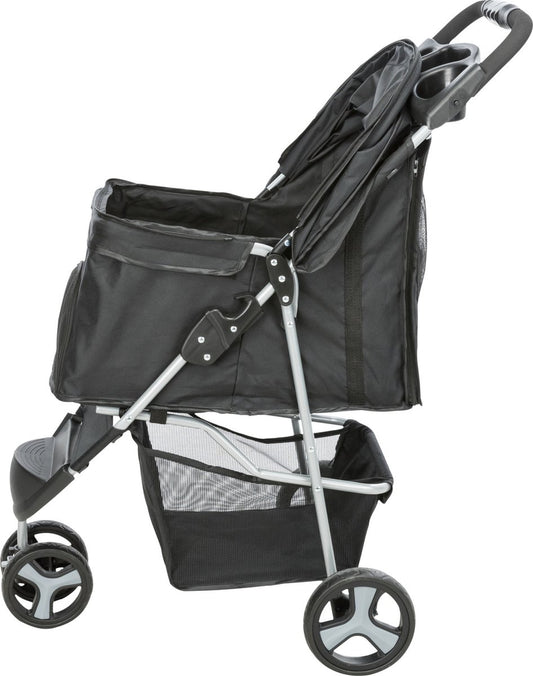 Trixie Hondenbuggy Zwart – 80x47x100 cm (tot 11 kg)